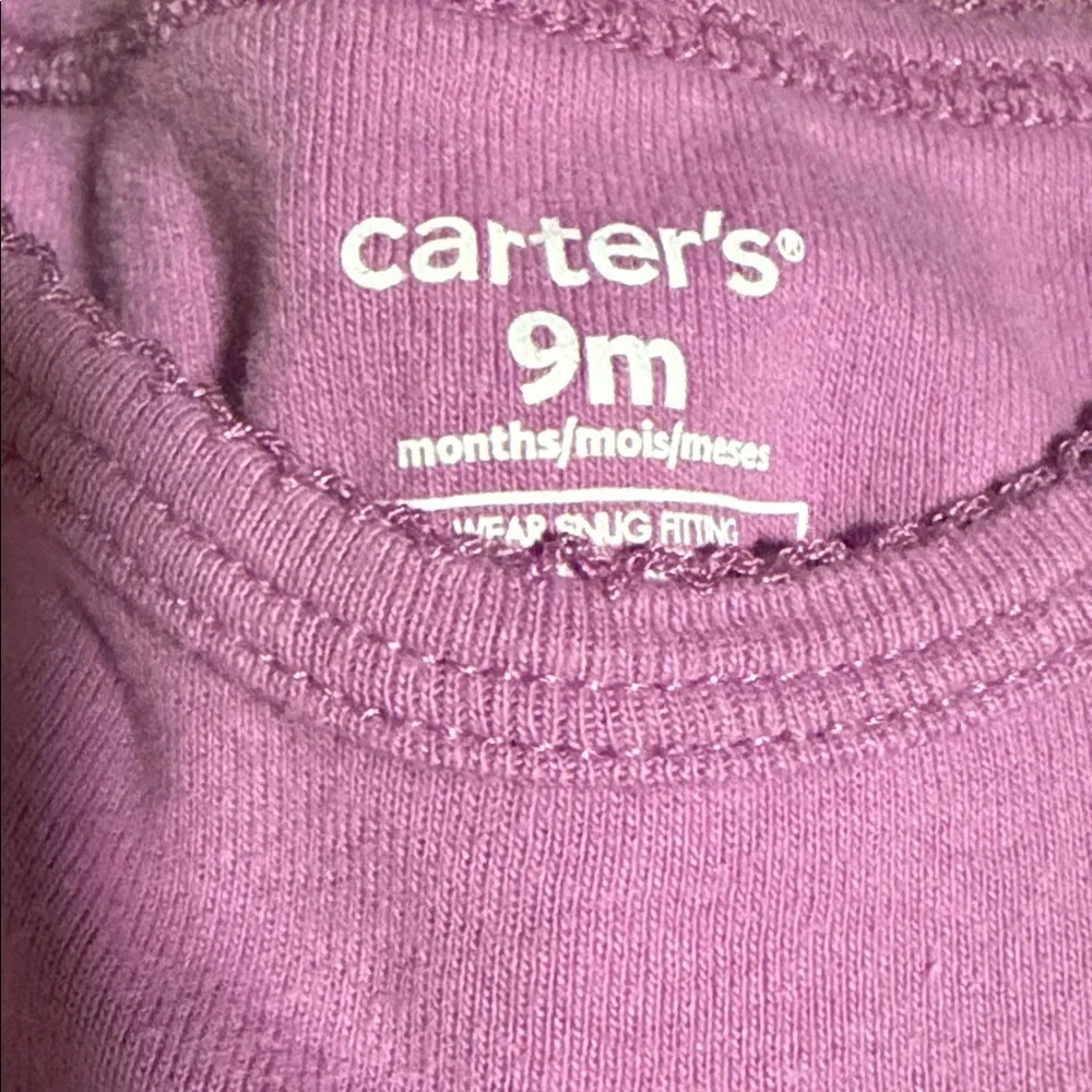 Carter's Dino Pajama Set - Pink and White